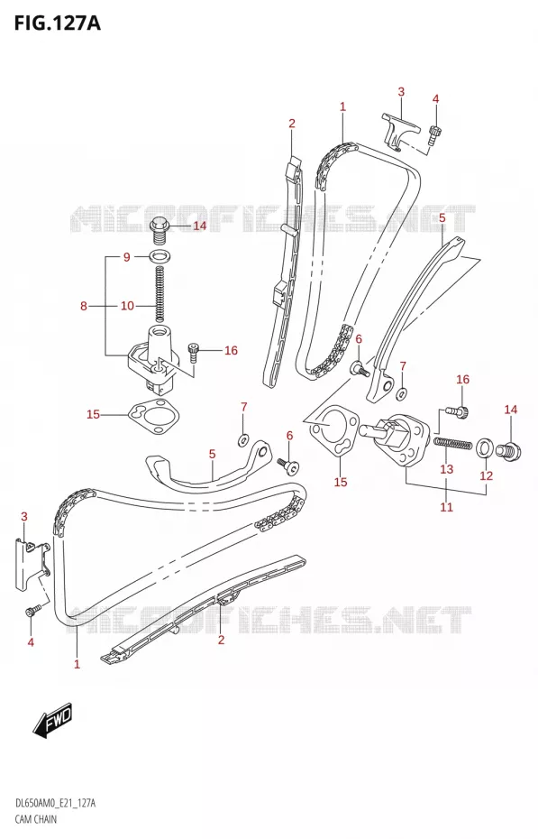 DISTRIBUTION Suzuki MOTO 650 V-STROM 2020  DL650A M0 (E21)