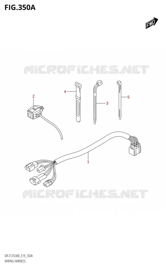 FAISCEAU ELECTRIQUE Suzuki MOTO 125 DR-Z 2020  DR-Z125L M0 (E19)