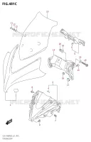 CARENAGES (GSX S1000FZA:L9:E21) pour Suzuki GSX-S 1000 2019