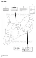 LABEL (GSX S1000FAUF:L9:E21) pour Suzuki GSX-S 1000 2019