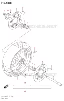 ROUE AVANT (GSX S1000FZA:L9:E21) pour Suzuki GSX-S 1000 2019