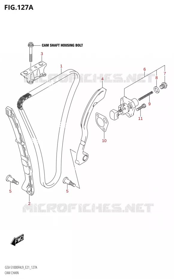 DISTRIBUTION Suzuki MOTO 1000 GSX-S 2019  GSX-S1000FA L9 (E21)