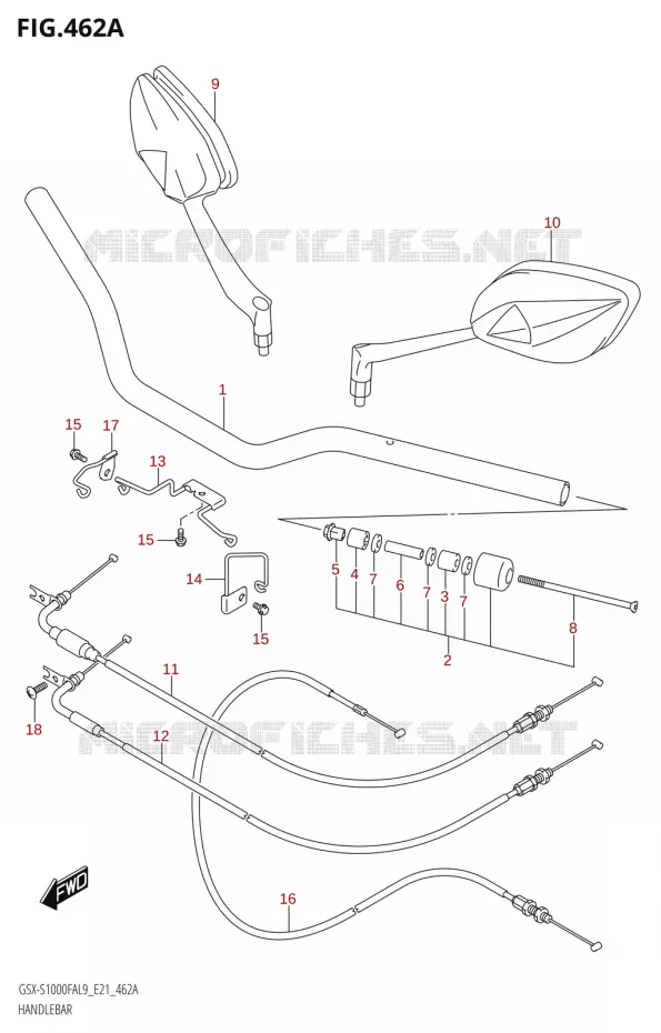 GUIDON Suzuki MOTO 1000 GSX-S 2019  GSX-S1000FYA L9 (E21)