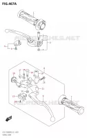 ENSEMBLE LEVIERS   POIGNEES pour Suzuki GSX-S 1000 2020