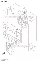ETRIER DE FREIN AVANT pour Suzuki GSX-S 1000 2020