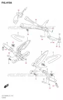 REPOSE PIED pour Suzuki GSX-S 1000 2020