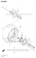 ROUE ARRIERE S1000ZA,GSX S1000ZAUF) pour Suzuki GSX-S 1000 2020