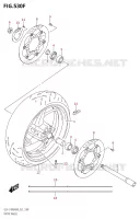 ROUE AVANT (GSX S1000ZA,GSX S1000ZAUF) pour Suzuki GSX-S 1000 2020
