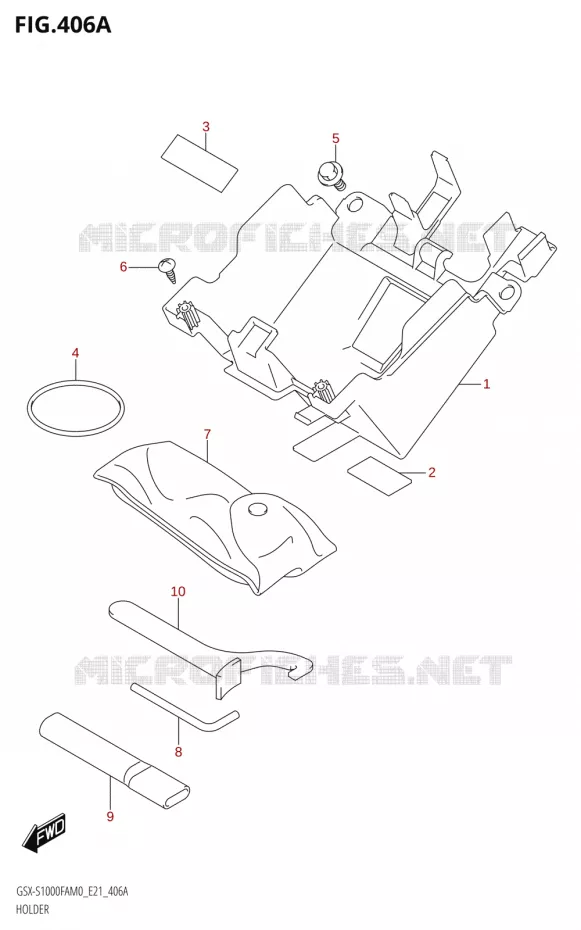 SUPPORT Suzuki MOTO 1000 GSX-S 2020  GSX-S1000FA M0 / GSX-S1000FZA M0 (E21)
