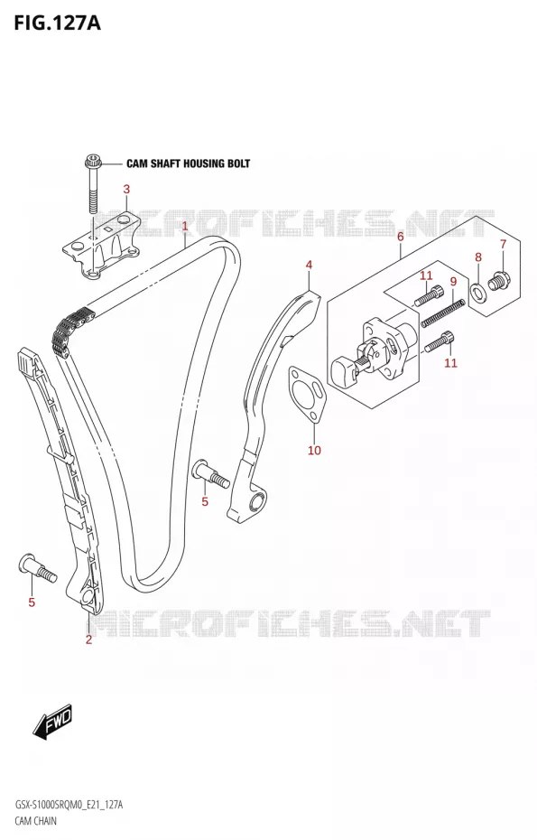 DISTRIBUTION Suzuki MOTO 1000 KATANA 2020  GSX-S1000STQ M0 (E21)