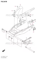 BRAS OSCILLANTM (GSX S750AZ,GSX S750UQZ,GSX S750WQZ) pour Suzuki GSX-S 750 2020