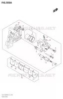 ETRIER DE FREIN ARRIERE pour Suzuki GSX-S 750 2020