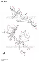 REPOSE PIEDS pour Suzuki GSX-S 750 2020