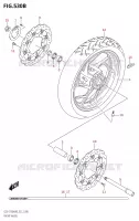 ROUE AVANT (GSX S750AZ,GSX S750UQZ,GSX S750WQZ) pour Suzuki GSX-S 750 2020