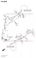 SABOT COWLING (GSX S750AZ,GSX S750UQZ,GSX S750WQZ) pour Suzuki GSX-S 750 2020