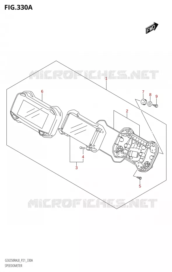 COMPTEUR Suzuki MOTO 250 INAZUMA 2018  GW250RAZ L8 (P21)