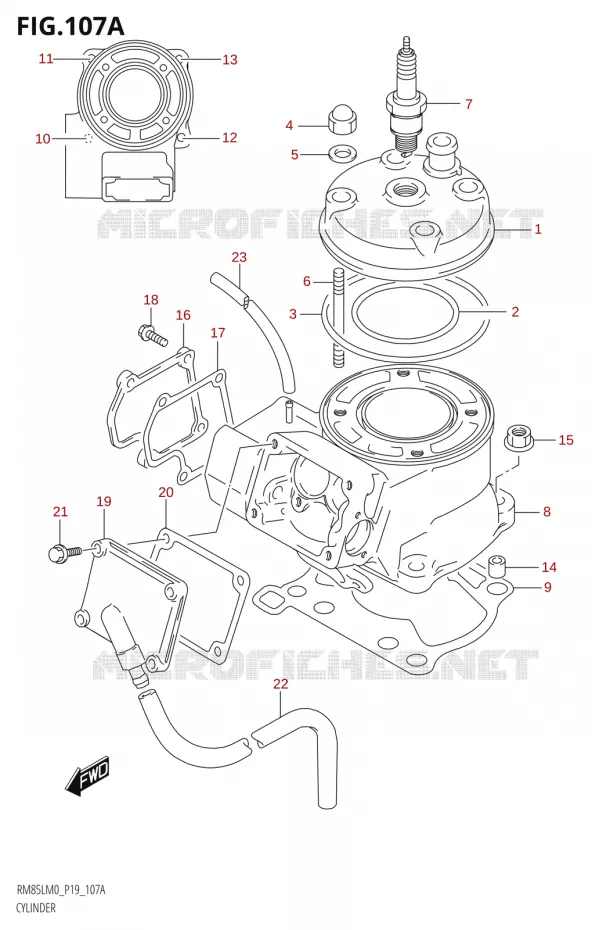 CYLINDRE Suzuki MOTO 85 RM 2020  RM85L M0 (P19)