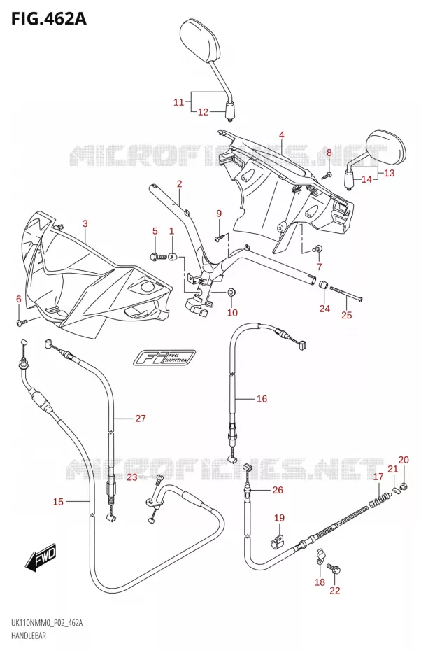 GUIDON Suzuki SCOOTER 110 ADDRESS 2020  UK110NM M0 (P02)