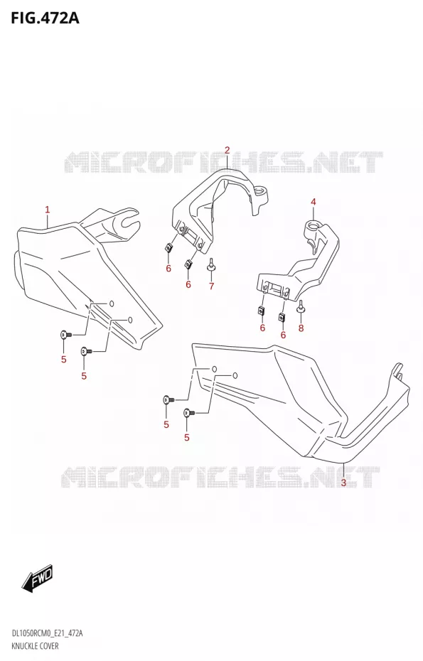 PROTEGES MAINSDL1050RC) Suzuki MOTO 1050 V-STROM 2020  DL1050RC M0 (E21)