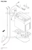 BATTERIE pour Suzuki KINGQUAD 400 2020