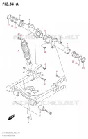 BRAS OSCILLANT ARRIERE pour Suzuki KINGQUAD 400 2020
