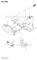 ENSEMBLE FEU ARRIERE pour Suzuki KINGQUAD 400 2020