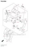ETRIER DE FREIN AVANT pour Suzuki KINGQUAD 400 2020