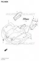 GARDE BOUE AVANT00FM0 P03) pour Suzuki KINGQUAD 400 2020