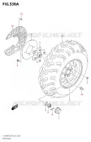 ROUE AVANT (LT A400FM0 P03) pour Suzuki KINGQUAD 400 2020