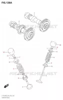 ARBRE A CAMES   SOUPAPES pour Suzuki KINGQUAD 750 2018