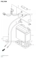 BATTERIE pour Suzuki KINGQUAD 750 2018