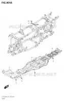CADRE pour Suzuki KINGQUAD 750 2018