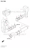 CONDUIT D'ADMISSION CARTER COURROIE pour Suzuki KINGQUAD 750 2018