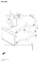 DURITES DE RADIATEUR   VASE D'EXPANSION pour Suzuki KINGQUAD 750 2018