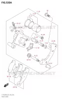 ETRIER DE FREIN AVANT pour Suzuki KINGQUAD 750 2018