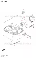 PHAREMP (LT A750XPB:L8:P28) pour Suzuki KINGQUAD 750 2018