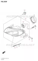 PHAREMP (LT A750XPB:L8:P33) pour Suzuki KINGQUAD 750 2018
