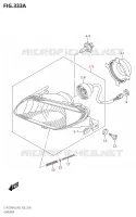 PHAREMP (LT A750XP:L8:P03) pour Suzuki KINGQUAD 750 2018