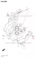 RESERVOIR D'ESSENCE pour Suzuki KINGQUAD 750 2018