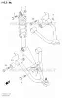 AMORTISSEUR   TRIANGLES pour Suzuki OZARK 250 2018