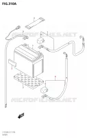 BATTERIE pour Suzuki OZARK 250 2018