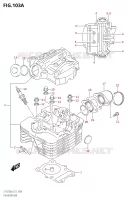 CULASSE pour Suzuki OZARK 250 2018