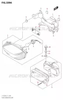ENSEMBLE FEU ARRIERE pour Suzuki OZARK 250 2018