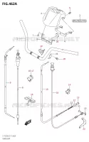 GUIDON pour Suzuki OZARK 250 2018