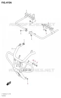 REPOSE PIED pour Suzuki OZARK 250 2018