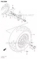 ROUE AVANT pour Suzuki OZARK 250 2018