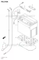 BATTERIE pour Suzuki KINGQUAD 400 2018