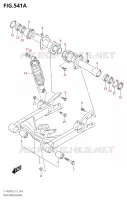 BRAS OSCILLANT ARRIERE pour Suzuki KINGQUAD 400 2018