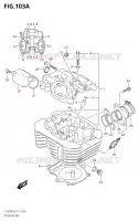 CULASSE pour Suzuki KINGQUAD 400 2018
