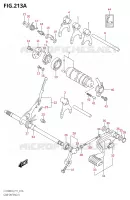ENSEMBLE DE SELECTION DE VITESSES pour Suzuki KINGQUAD 400 2018